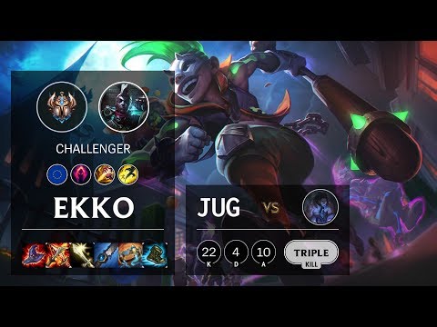 Ekko Jungle vs Sylas - EUW Challenger Patch 10.6