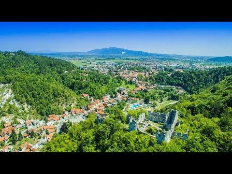 Old town Samobor | DJI Phantom | Aerial video