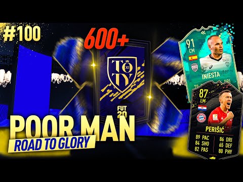 EPISODE 100 and WE GET THE BEST STRIKER IN THE GAME!!! - POOR MAN RTG #100 - FIFA 20 Ultimate Team