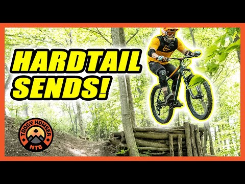 Can the Hardtail send it??  Gap jumps with the Devinci Kobain