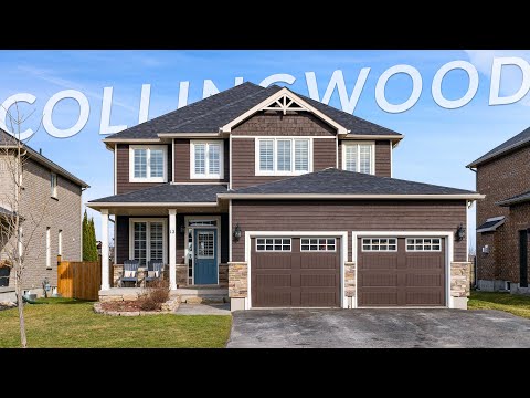 A real estate listing on 13 Dance Street, Collingwood, Ontario.