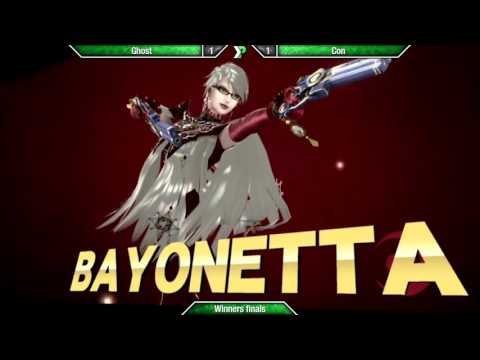 EVAC 15/4/16 - Ghost (Bayonetta) vs Con (Fox) - Winners Finals - Smash 4 Wii U