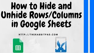 How to Hide and Unhide Columns in Google Sheets