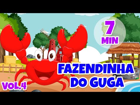 Fazendinha do Guga [clipe infantil] Vol. 4 - Giramille 7 min | Desenho Animado Musical