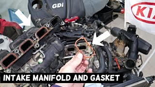KIA OPTIMA INTAKE MANIFOLD REMOVAL, INTAKE MANIFOLD GASKET REPLACEMENT