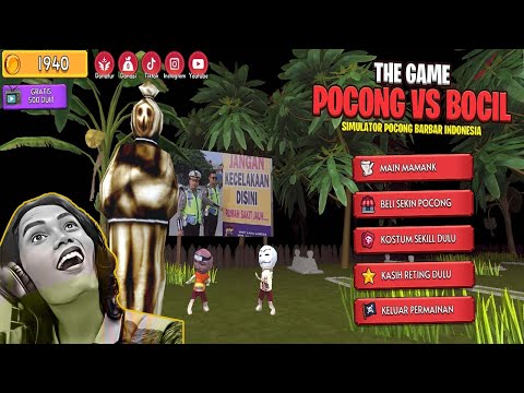 Pocong takut Bocil - SIMULATOR POCONG BARBAR INDONESIA | The Game POCONG VS BOCIL INDONESIA