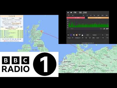FM-DX - Receptions from Meldrum, UK in Rożnów, PL | Personal Record 1502 km! | 13.02.2023