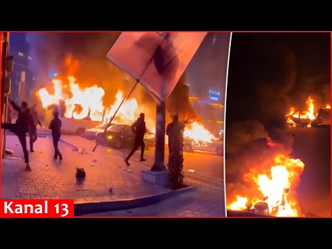 Protesters in Tehran attacked Basij headquarters,  vehicles were burned, detainees were released