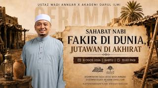 Download lagu Live Kuliah Duha - Sahabat Nabi Fakir di Dunia, Jutawan di Akhirat | Ustaz Wadi Annuar mp3 Download lagu Live Kuliah Duha - Sahabat Nabi Fakir di Dunia, Jutawan di Akhirat | Ustaz Wadi Annuar mp3