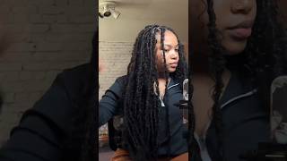 Boho Distressed Faux Locs🔥😍 #BohoFauxLocs #HairTutorial #hairinspo #naturalhairstyles