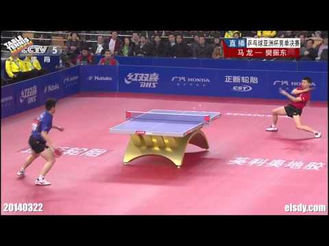 2014 Asian Cup MS Final Highlight MA Long - FAN Zhendong