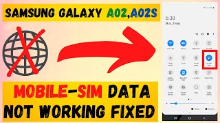 How to fix network problem in Samsung galaxy A02,A02s | mobile data not working | Galaxy a02,a02s