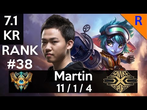 7.1 Snake SoulMartin (Tristana) 11-1-4 vs KR#73 SSG Stitch (Varus)