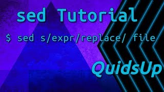 Linux Terminal Basics: Sed – Find & Replace