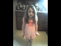 Hollynd Singing Part Of Let It Go Frozen