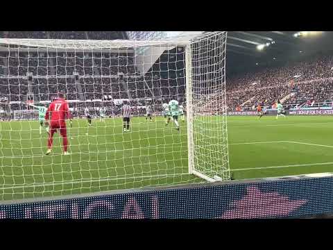 Sven Botman superb pass. Nufc v Fulham. 14.1.23. View from the gallowgate.