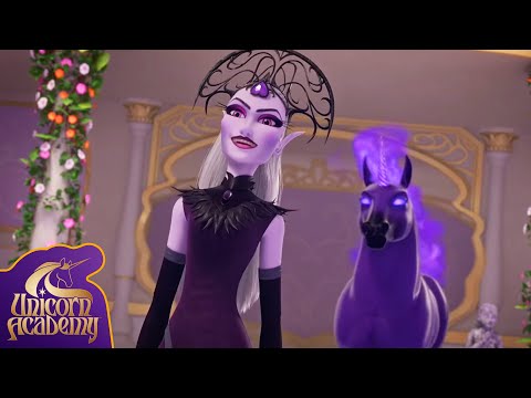 Ravenzella und ihr dunkles Einhorn erobern die Akademie!! 💜  | Unicorn Academy Clips
