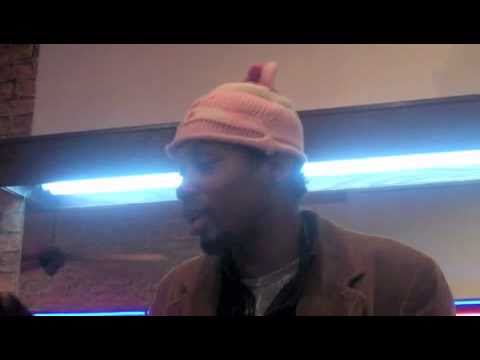 CHARLES HAMILTON vs SERIOUS JONES 2010 inside FIGS barbershop in HARLEM