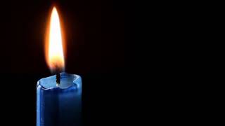 Download lagu Blue candle burning on black screen video | background video lilin menyala | mentahan lilin mp3