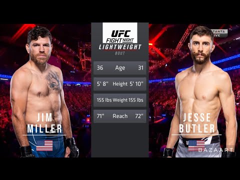 Jim Miller vs Jesse Butler full fight