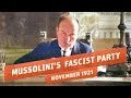 How Mussolini Founded The Italian Fascist Party I THE GREAT WAR 1921