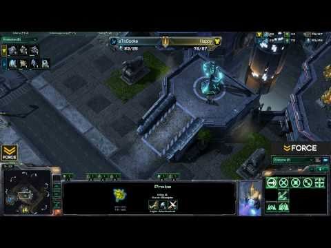 StarCraft 2 - Socke [P] vs Happy [T] Game 1 - Commentary
