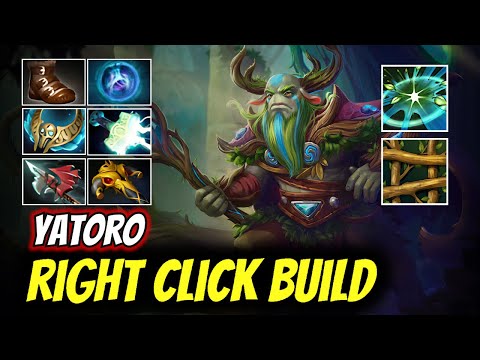 Yatoro Nature's Prophet - Insane Right Click Build - Dota 2 Pro Carry Full Match Gameplay.