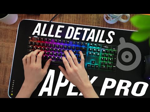 SteelSeries Apex Pro im Test – Mechanische Gaming-Tastatur  mit OLED Smart Display