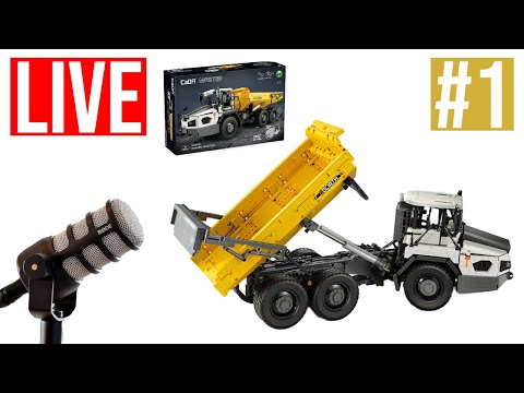 CaDA Articulated Dump Truck LIVE build - 1 | Set C61054W