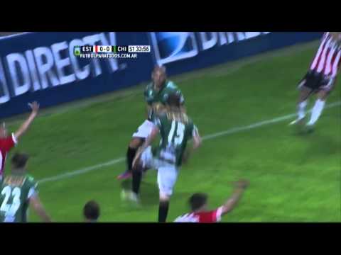 Gol de Mendoza. Estudiantes 1 - Nueva Chicago 0. Fecha 19. Primera 2015. FPT