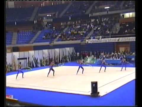 Montemar. Primera Categoría. Campeonato de España Conjuntos Gimnasia Rítmica Málaga 2000.
