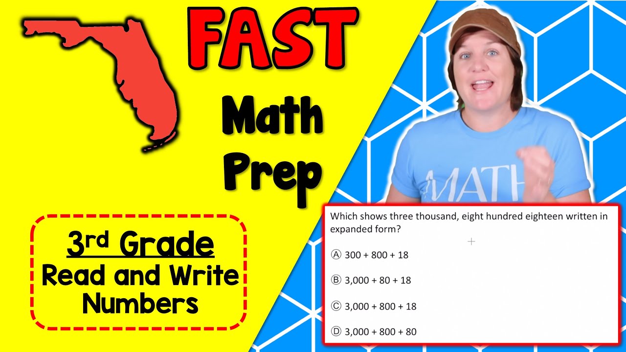 3rd GRADE | Florida FAST Math Test Prep FREEBIE | MA.3.NSO.1.1