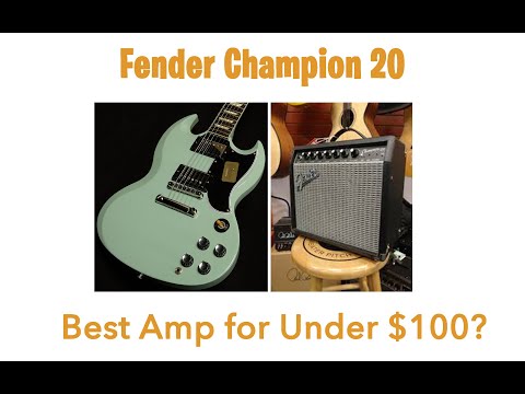 Fender Champion 20 Tone Demo