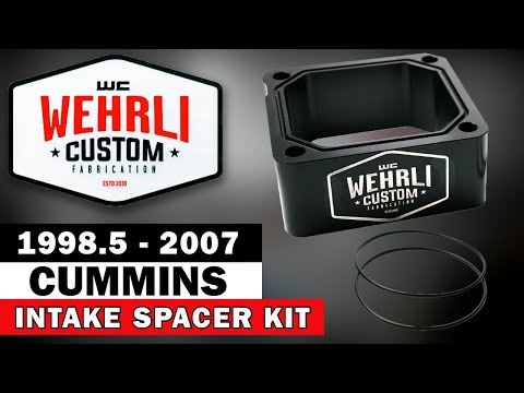WCFab 1998.5-2007 5.9L Cummins Intake Spacer Kit