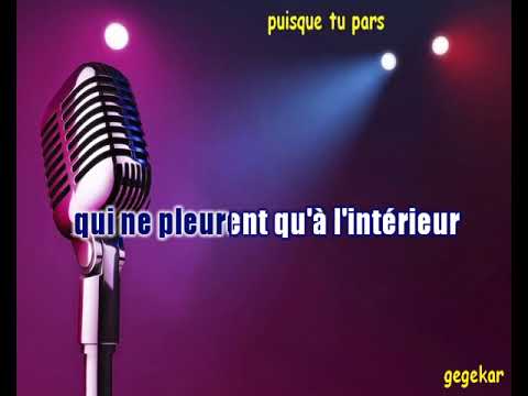 puisque tu pars ... JJ GOLDMAN ma version en karaoke