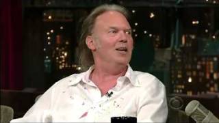 Neil Young&#39;s Appearance on The Late Show with David Letterman July 2008