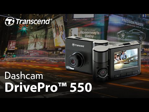 Transcend DrivePro 550A dashcam - Protection both inside and out.