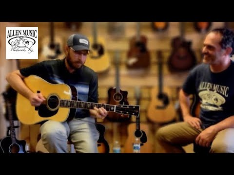 Best Bluegrass Guitar Intro Run, Josh Williams, 3 Time Guitar player of the year on a Martin D45
