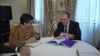 Զոհրաբ Մնացականյանի հանդիպումը Իսպանիայի արտաքին գործերի, Եվրոպական Միության և համագործակցության նախարար Արանչա Գոնսալես Լայայի հետ