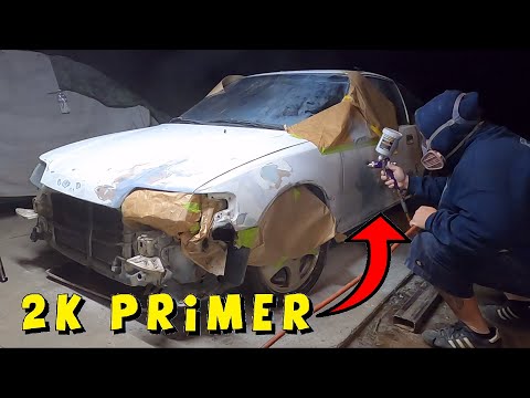 JUNKYARD RESCUED CRX 6: BODYWORK MOSTLY COMPLETED !