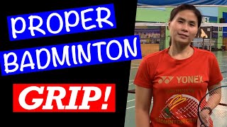 How to Grip Your Badminton Racket Properly