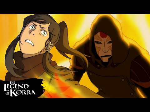 Korra vs. Amon 🩸 FINAL BATTLE | The Legend of Korra