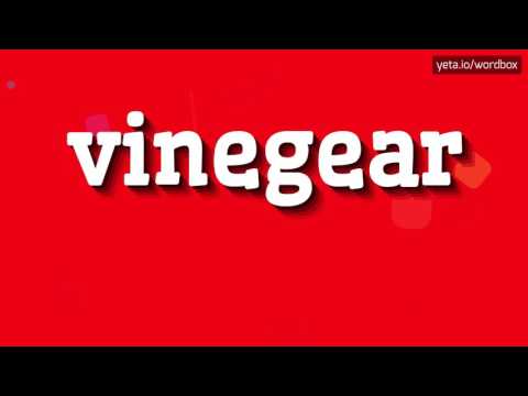 VINEGEAR - HOW TO PRONOUNCE IT? #vinegear
