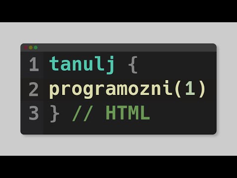 Webfejlesztés alapok abszolút kezdőknek | HTML