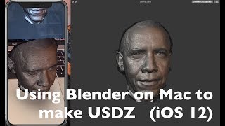 BSLIVE 0000 / Intro to USDZ Augmented Reality with Blender on Mac
