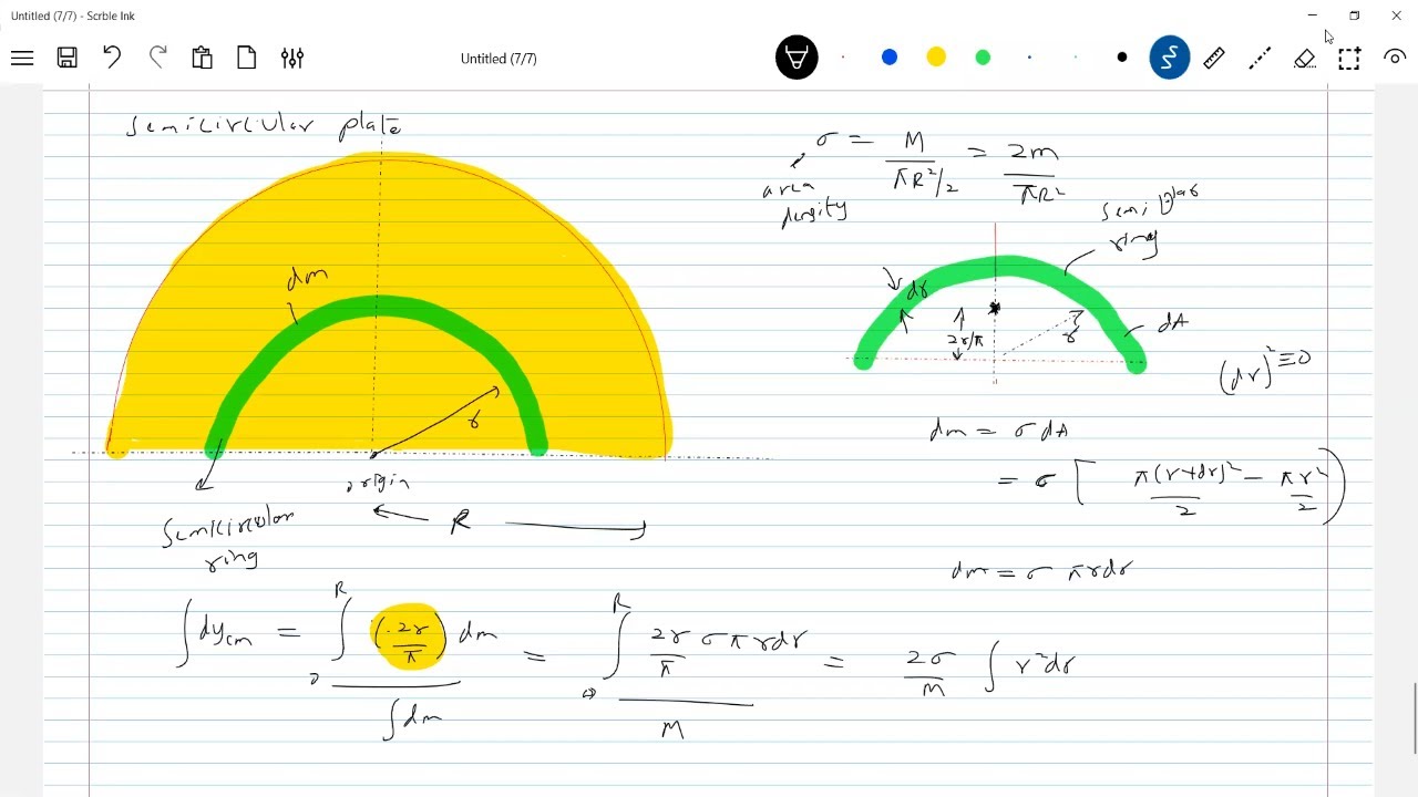 centre of mass of system of particles & bodies