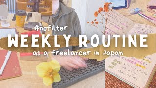 A Week In My Life As A Freelancer In Japan 🇯🇵 Weekly Study Vlog