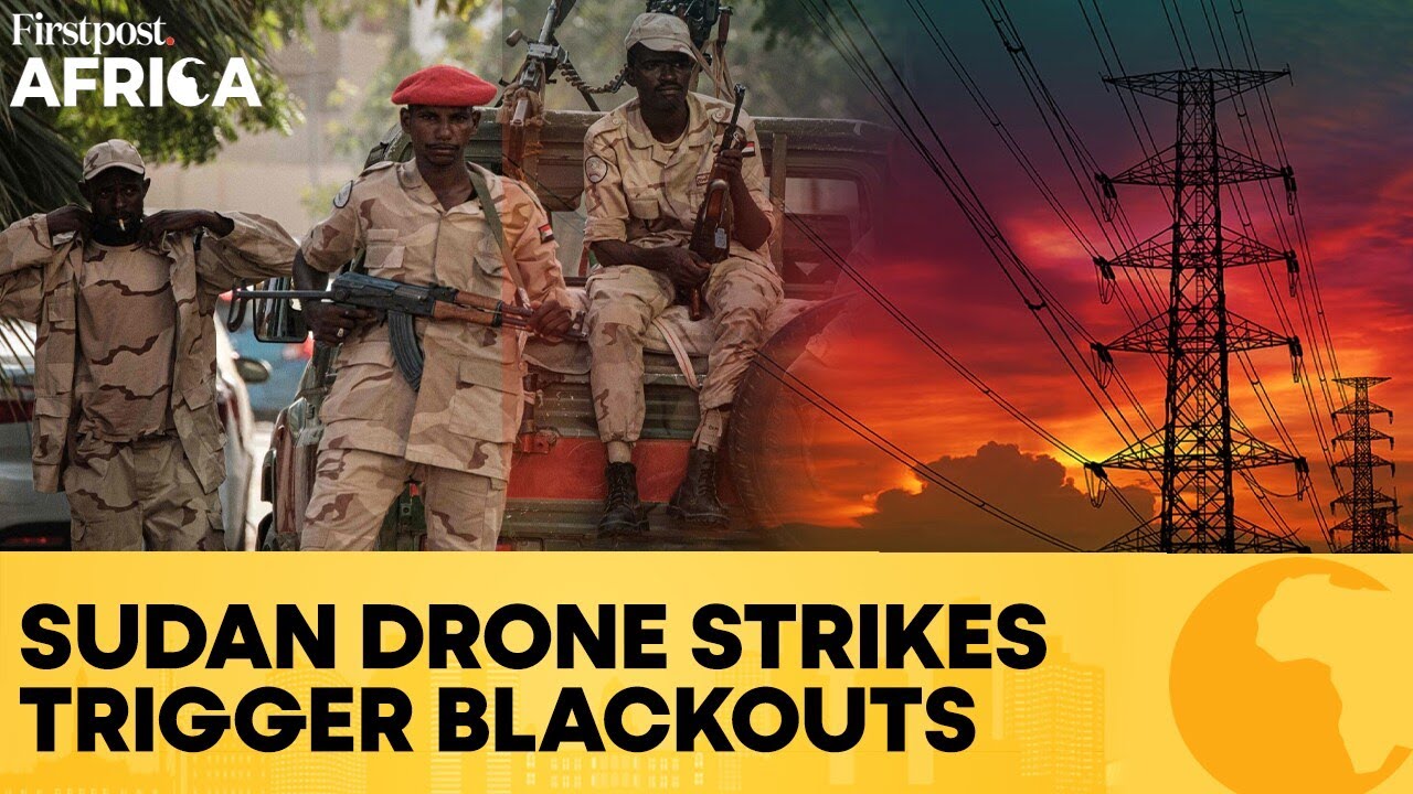 Sudan Civil War Escalates: RSF Drone Strikes Kill Civilians, Trigger Blackouts | Firstpost Africa