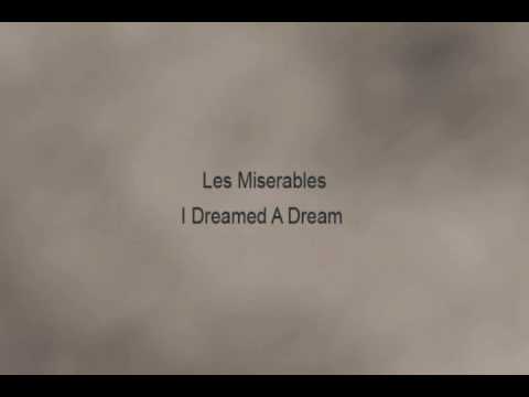 【聽音樂學英文】悲慘世界 – 我曾有夢 (I dreamed a dream - les miserables (with lyrics) - original)