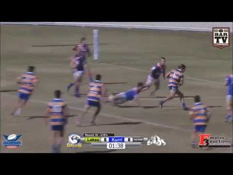2014 Real NRL Round 16 Under 18's Highlights - Lakes United v Kurri Kurri Bulldogs
